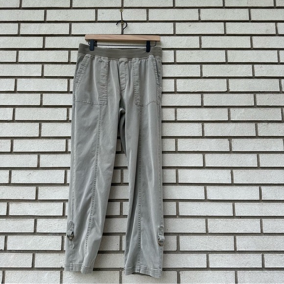 Soft Surroundings Medina Pants Sage Green Roll Up Hem - Picture 11 of 14